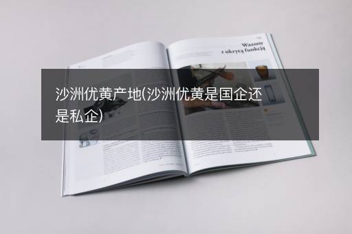 沙洲优黄产地(沙洲优黄是国企还是私企)