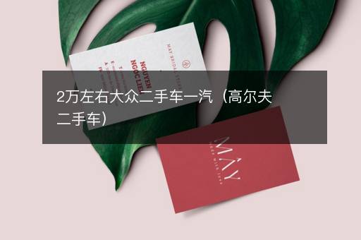 2万左右大众二手车一汽（高尔夫二手车）