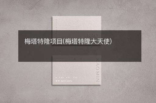 梅塔特隆项目(梅塔特隆大天使)
